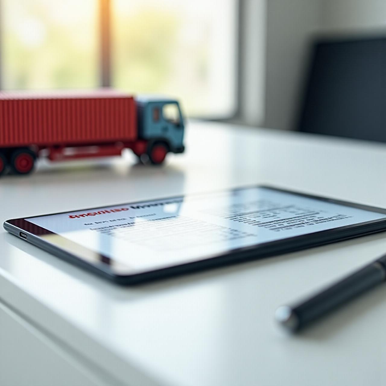 Professional logistics legal documentation and digital seals